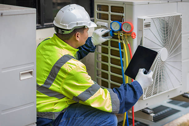 Professional Hvac technician working in Loganville, GA
